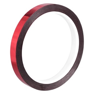 Unique Bargains Adhesive Mirror Finish Decor Metalized Polyester Crafts Tapes - 1 of 4