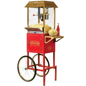 Nostalgia Vintage 10-Ounce Vintage Professional Popcorn Cart - 59-Inches Tall - 1 of 4