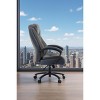 Executive Office Chair Ergonomic High Back Adjustable Height Padded Armrests for Home Office or Work Desk-3irtyhousy - 3 of 4