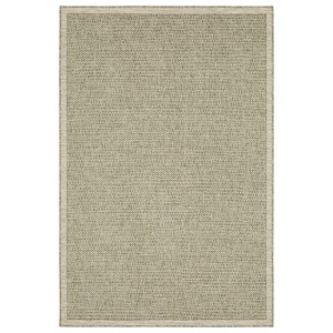 Captiv8e Designs Tobago Casual Textured Solid Light Brown Indoor/Outdoor Rug - 1 of 4