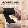 Self-Adherent Cohesive Bandage Black 6 Rolls 2"x5 Yards Sports Tape for First Aid, Sprains & Swelling - 3 of 4