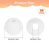 Unique Bargains Round Loose Rubber Beads Craft Smooth Ball Small Hole for DIY Crafts 50 Pcs - 3 of 4