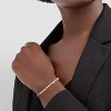 14K Gold Plated Tennis Bracelet for Women – Classic CZ Link Design, Fits 6.0"–7.2" Wrists – Stylish Sparkling Jewelry Gift - 3 of 4