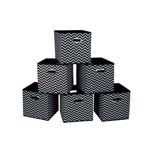 Vtec Trading Black Wave Foldable Storage Cubes - 1 of 3