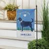 Evergreen Wag More, Bark Less Garden Burlap Flag 12.5 x 18 Inches Indoor Outdoor Decor - 2 of 4