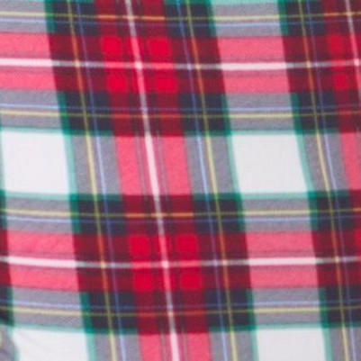 white plaid