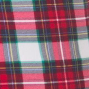 white plaid