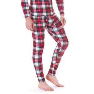 Rocky Men's Thermal Bottoms Long Johns Fleece Lined Base Layer Pants, Tagless, Insulated For Outdoor Ski Warmth/Extreme Cold Pajamas - 1 of 3