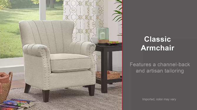 Gilcrest Armchair Textured - Handy Living, 6 of 7, play video