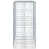 vidaXL Gabion Basket Silver Galvanized iron 78.7x39.4x39.4 in - 4 of 4