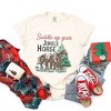 Simply Sage Market Women's Saddle Your Jingle Horse Short Sleeve Garment Dyed Tee - 3 of 4