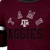 NCAA Texas A&M Aggies Girls' Short Sleeve Striped Shirt - 3 of 3