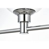 Elegant Lighting Jaelynn 5 light Black and Clear Bath Sconce - 4 of 4