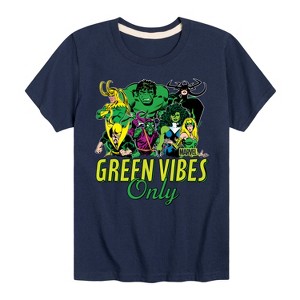 Boys' - Marvel - St. Patrick's Day Green Vibes Only Short Sleeve Graphic T-Shirt - 1 of 4