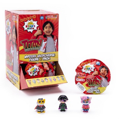 Ryan's World Red Titan Universe Mystery Microverse Figure Set