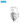 Unique Bargains Alloy Bulk DIY Leaf Pendants for Jewelry Making Bracelet Necklace - 3 of 4