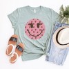 Simply Sage Market Women's Smiley Face Strawberries Short Sleeve Graphic Tee - 2 of 2