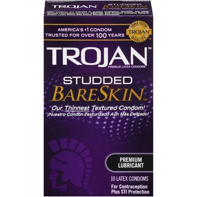 trojan condoms with bumps