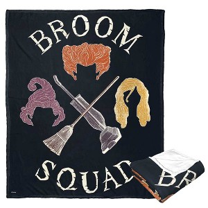 Disney Hocus Pocus Broom Squad Silk Touch Throw Blanket 50x60 Inches - 1 of 4
