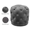 Meridian Furniture,Harper Velvet Ottoman/Stool - 4 of 4