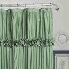 BAGOKIE 72"x72" Waterfall Ruffle Shower Curtain, Pack of 1 - 2 of 4