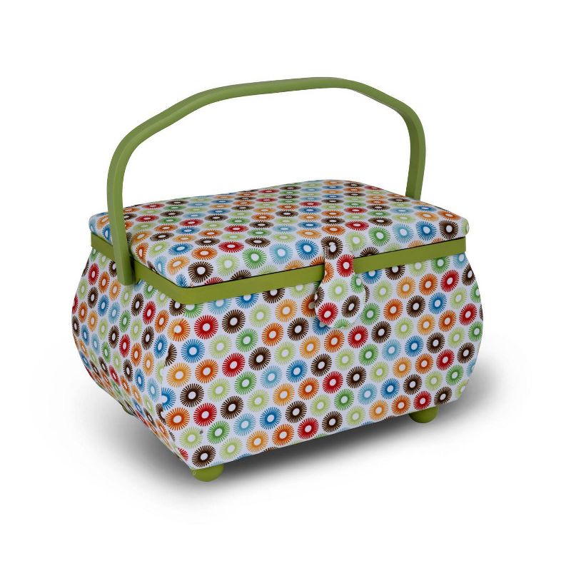 Dritz Large Curved Sewing Basket, 1 of 6