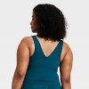 Women's Flex V-Neck Cropped Sports Bra - All In Motion™ - 2 of 4