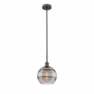 Rochester - 1 Light Stem Hung Mini Pendant In Industrial Style-11.13 Inches Tall and 10 Inches Wide