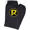 Batman Robin Logo Mens Jogger Sweatpants Black - 2 of 4