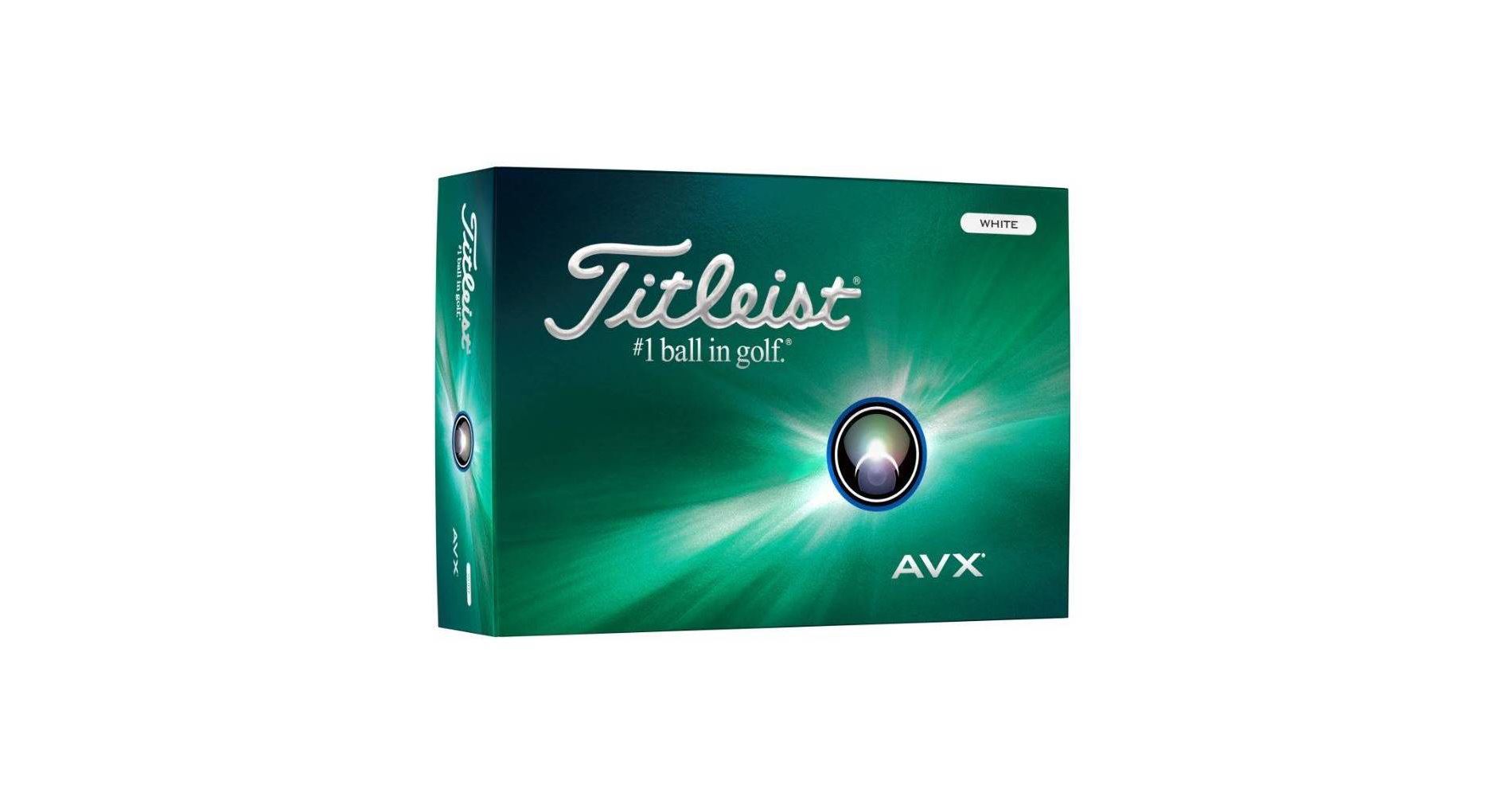 Titleist AVX Golf Balls 12pk - White: Polyurethane Filled, Adult Use, Premium Golf Performance