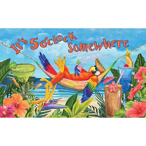 Rubber-Cal Summer Beach Doormat Kit - 18 x 30 - 2 Door Mats