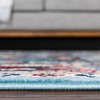 Unique Loom Narenj Birmingham Floral Indoor Woven Fringe Area Rug - 3 of 4