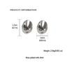 Anna-Kaci Women's Celestial Crystal Hoop Earrings - 4 of 4