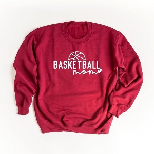 Simply Sage Market Women's Graphic Sweatshirt Basketball Mom Ball - 1 of 3