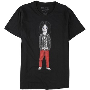 Elevenparis Mens Shock Rock Cat Graphic T-Shirt - 1 of 2