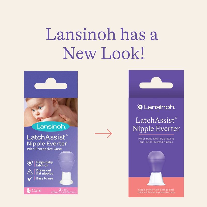 Lansinoh LatchAssist Nipple Everter with 2 Flange Sizes and Protective Case - 19mm &#38; 24mm, 3 of 12