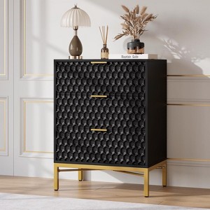 Zstar 3 Drawer Dresser for Bedroom, Deep Drawers - 1 of 4