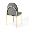 Modway Isla Channel Tufted Performance Velvet Dining Side Chair - 4 of 4