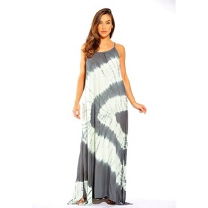 Riviera Sun Womens Maxi Dress  Spaghetti Strap Long Sundress  Summer Dresses - 1 of 2