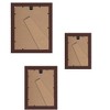 Americanflat Set of 10 Picture Frames with Shatter-Resistant Glass - Gallery Wall Frame Set with Two 8x10 Frames - Signature Collection - Mahogany - 4 of 4