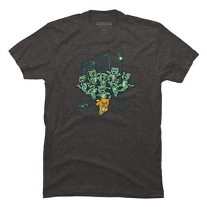 Men's Design By Humans Bad Past Lives By LetterQ T-Shirt - 1 of 4