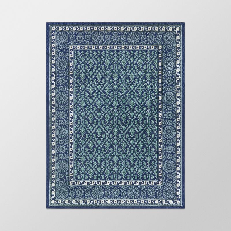 Tapestry Border Outdoor Rug - Threshold™, 1 of 5