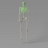 60" Light and Sound Poseable Lifesize Skeleton Halloween Decorative Prop Off-White - Hyde and EEK! Boutique™ - 2 of 3
