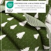 Reversible Olive Green Printed Quilt Set with Shams - Great Bay Home - 3 of 4