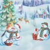Collections Etc Snowman Village Holiday Sweatshirt with Rhinestone Accents - 2 of 4