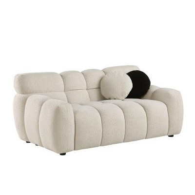 SYFERLORY 64.96 length ,35.83" deepth ,human body structure for USA people, BEIGE BOUCLE