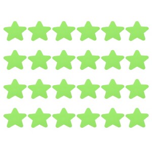 Unique Bargains Waterproof Nylon Classroom Decoration Star Carpet Spot 24 Pcs - 1 of 3