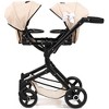 Bayer Design: Doll Pram Twin Neo - Beige & Black - Seats 2 Dolls Up to 18" - 3 of 4