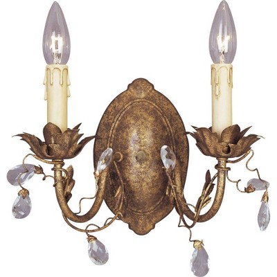 Maxim Lighting Elegante 2 - Light Wall Light in  Etruscan Gold