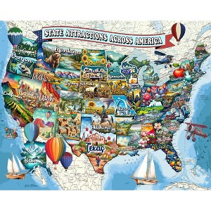 Springbok All American Attractions 1000pc Jigsaw Puzzle - 1 of 4